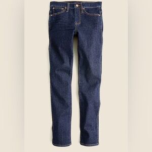 J Crew 9" mid-rise vintage slim-straight jean in resin rinse